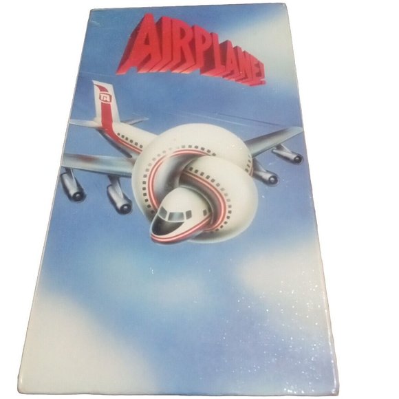 Airplane VHS Movie Sealed, Robert Stack, Leslie NIelsen - Picture 1 of 4